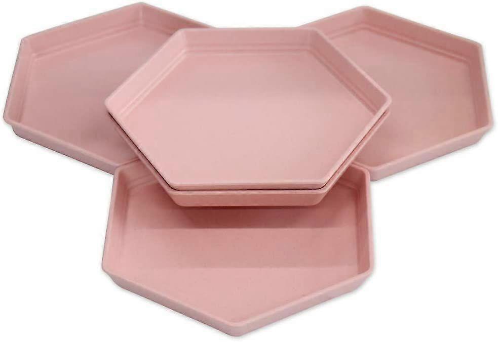5er-Pack Premium-Dessertteller, 6,7 x 5,9" wiederverwendbare Vorspeisenteller