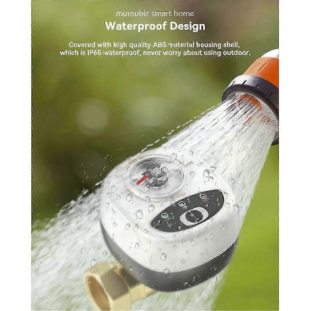 Zigbee Smart Valve Controller Ball Valve App Remote Control Ip65 Waterproof Water Valve Works For Alexa, Dn25