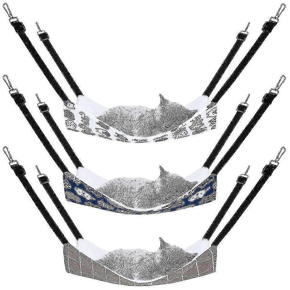 Reversible Cat Hanging Hammock With Adjustable Straps And Hooks L