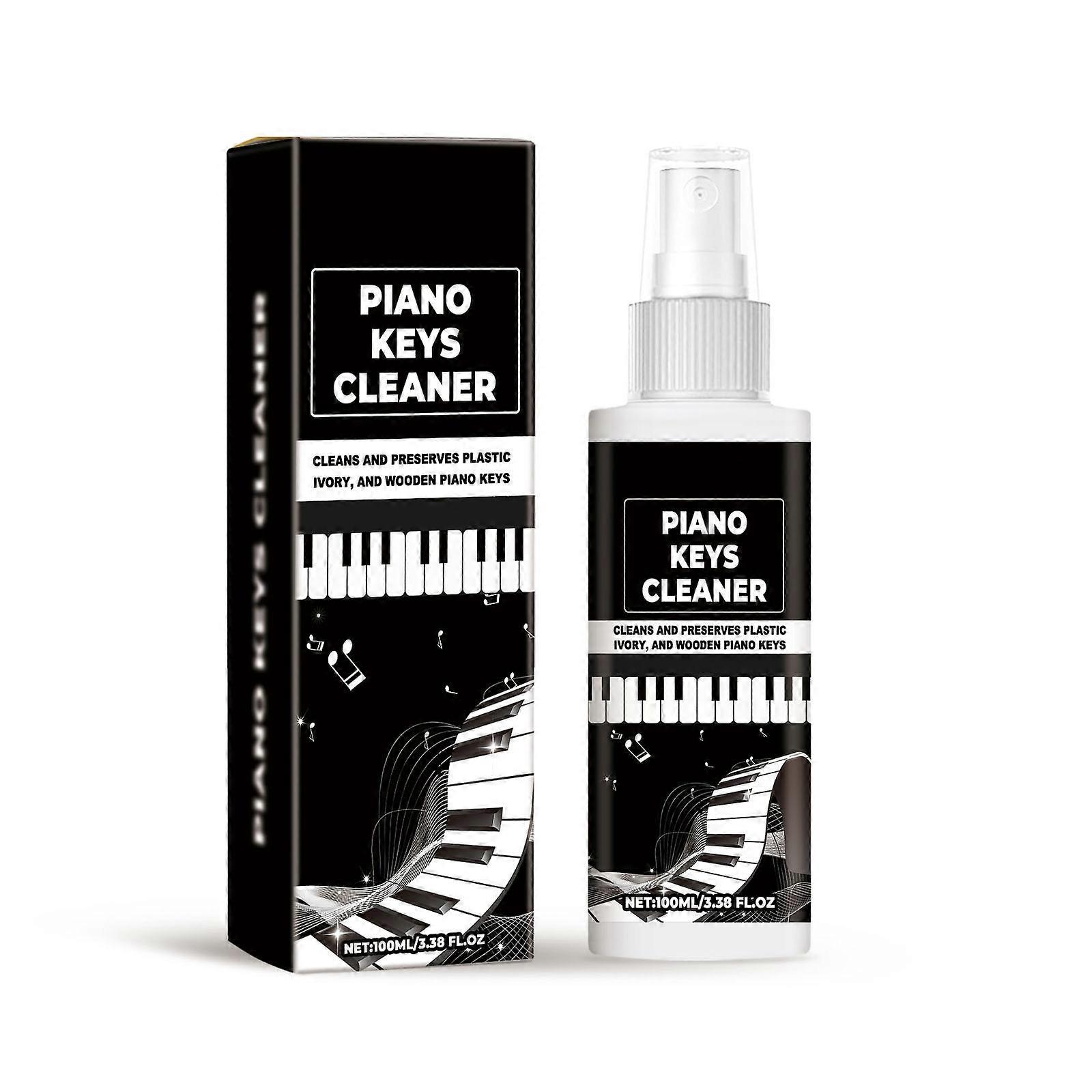 Piano Key Cleaner Cleans Stains Piano Keys Mildly Protects Multifunctional Keyboard And Cleans Spray Streak-Free Quick Dry