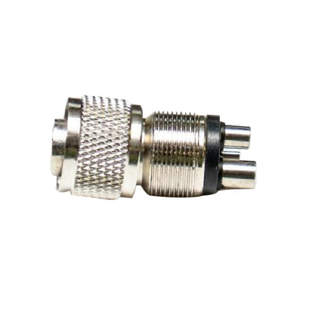 Dental High Speed Handpiece Tubing Adapter Changer 2 Holes to 4 Connector
