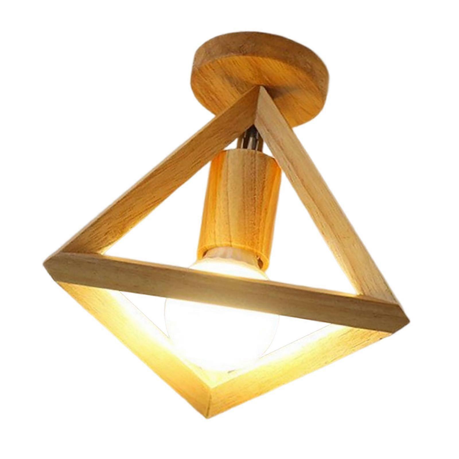 Retro Industrial Flush Mount Ceiling Light Fixture with Finish Shade for Hallway