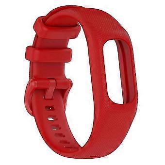 Zachte band voor Garminvivosmart 5 Duurzaam voor horlogemode Zachte pols L rood
