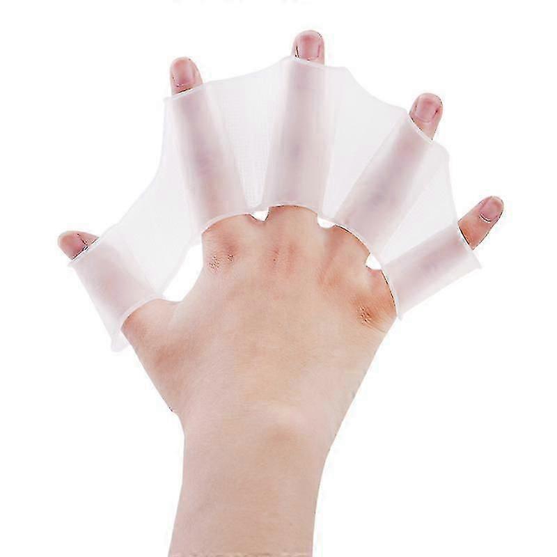 Palmes de natation : 1 paire de gants unisexes en silicone en forme de grenouille pour sports nautiques
