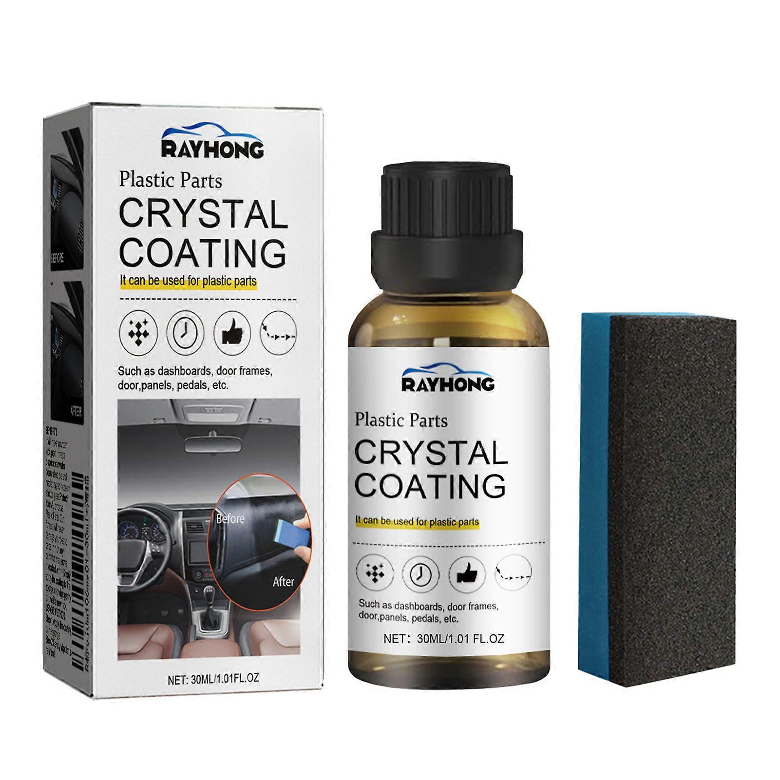 Crystal Coating for car,Plastic Parts Crystal Coating,Plastic Parts Crystal Coating for Car,Easy to Use Car Refresher