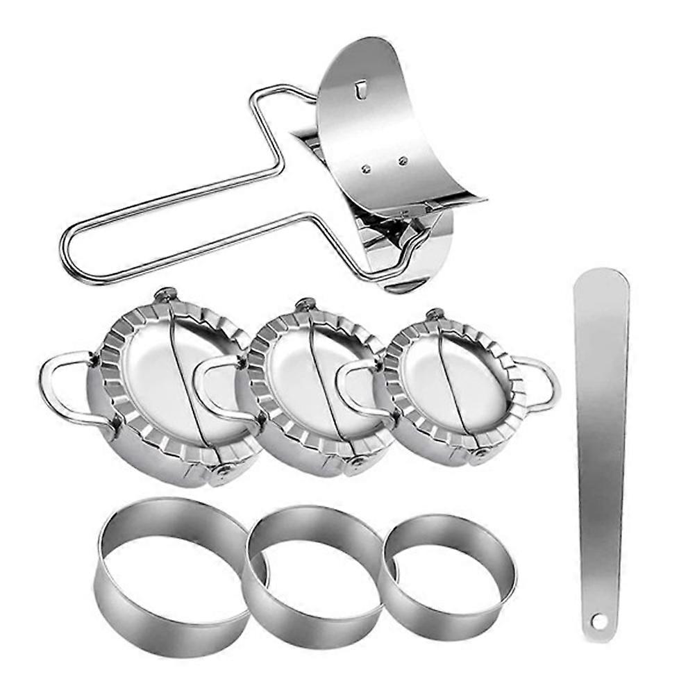 Dumplings Maker 8 Pcs, for Chinese Wonton, Gyoza Skin Tools