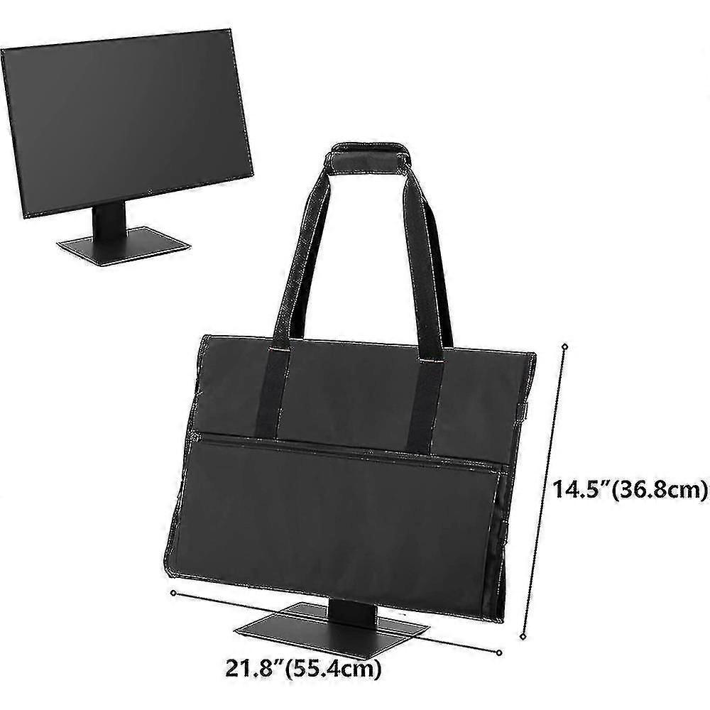 Carregando saco para telas e monitores LCD de 24 polegadas, caixa de viagem do monitor protetor para monito de 24 polegadas