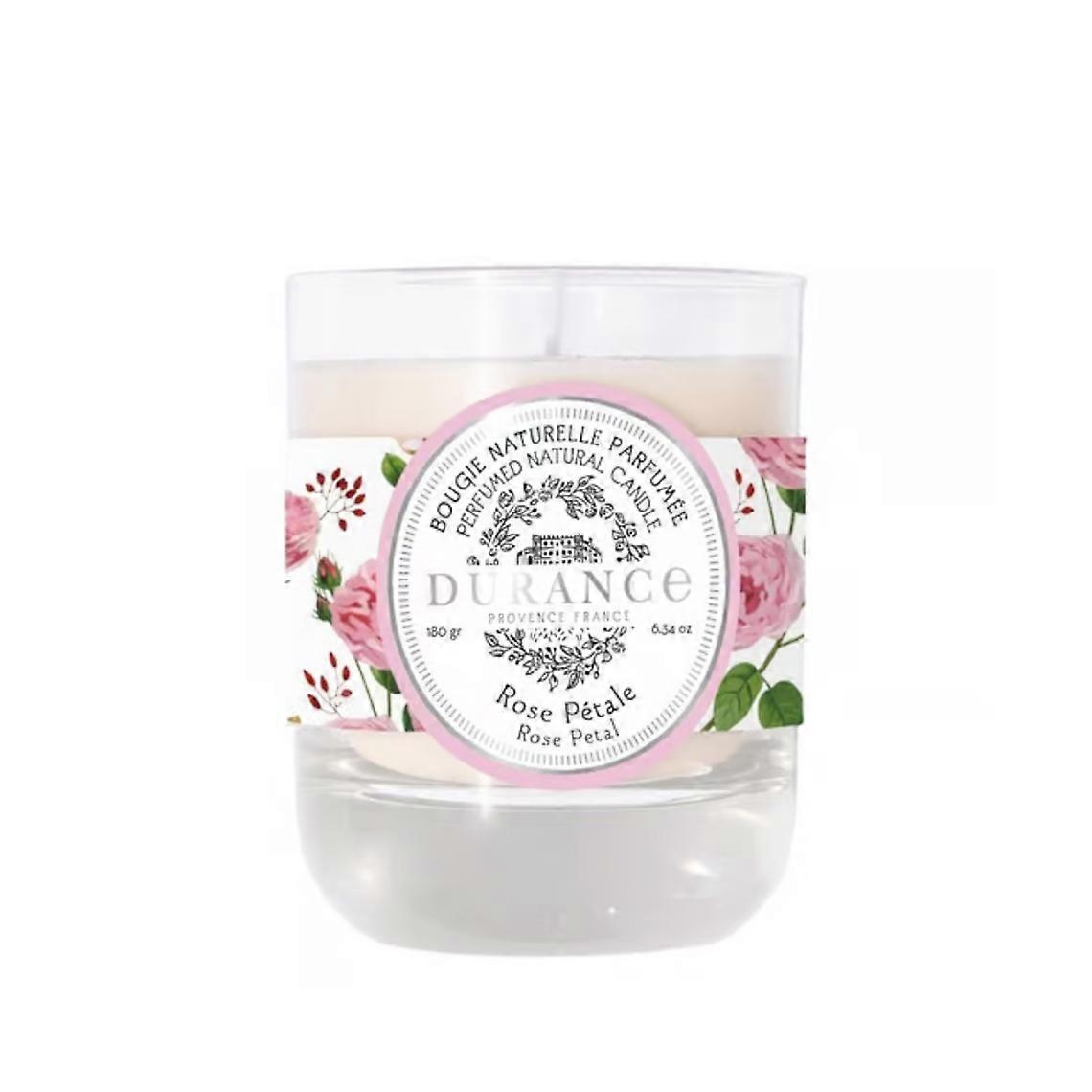 Vela de pétalos de rosa perfumada natural