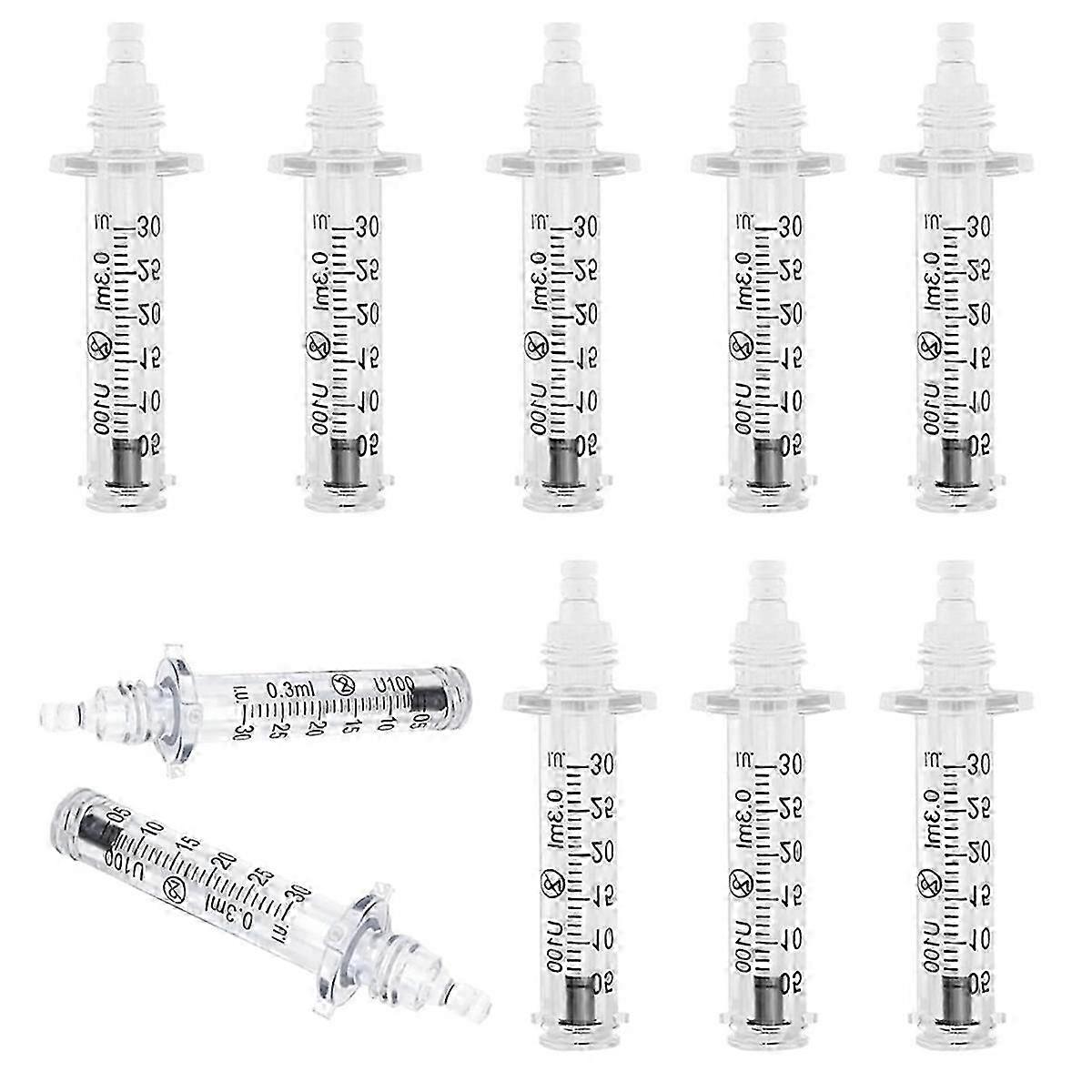 Empty Ampoule Nozzle - Disposable ,Individually Wrapped (10pcs) 0.3ML Edition