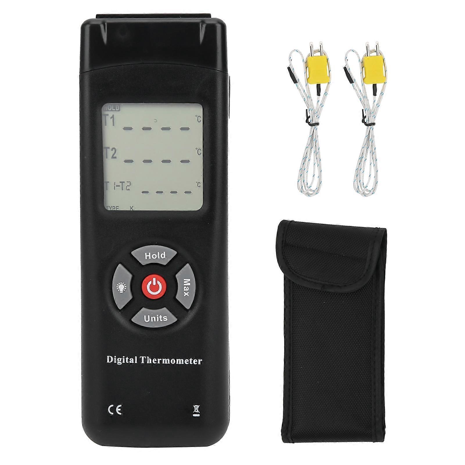 TL-TK02 2K Type Thermocouple Sensor Contact Type LCD Digital Thermocouple Thermometer