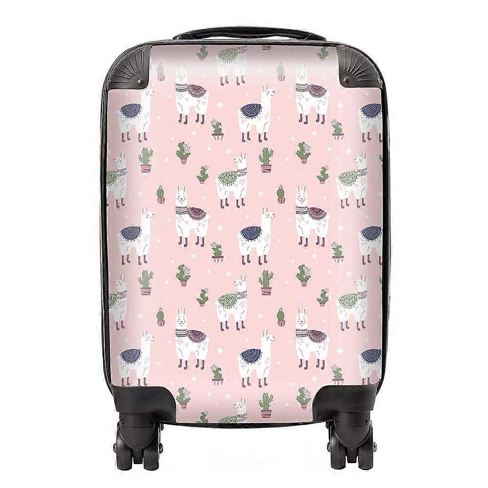 Happy Lama Suitcase