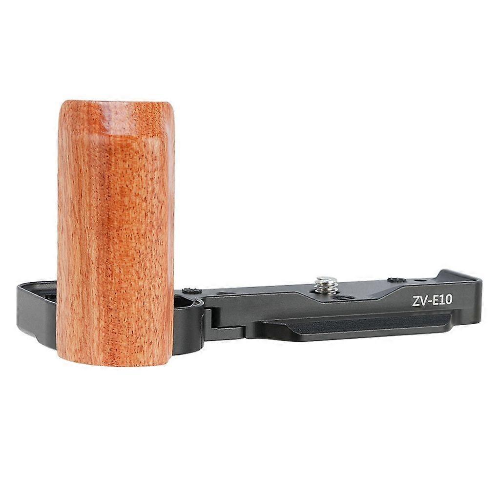 Quick Release Cameras Wood Handle Plate For ZVE10 Camera Improved Handling