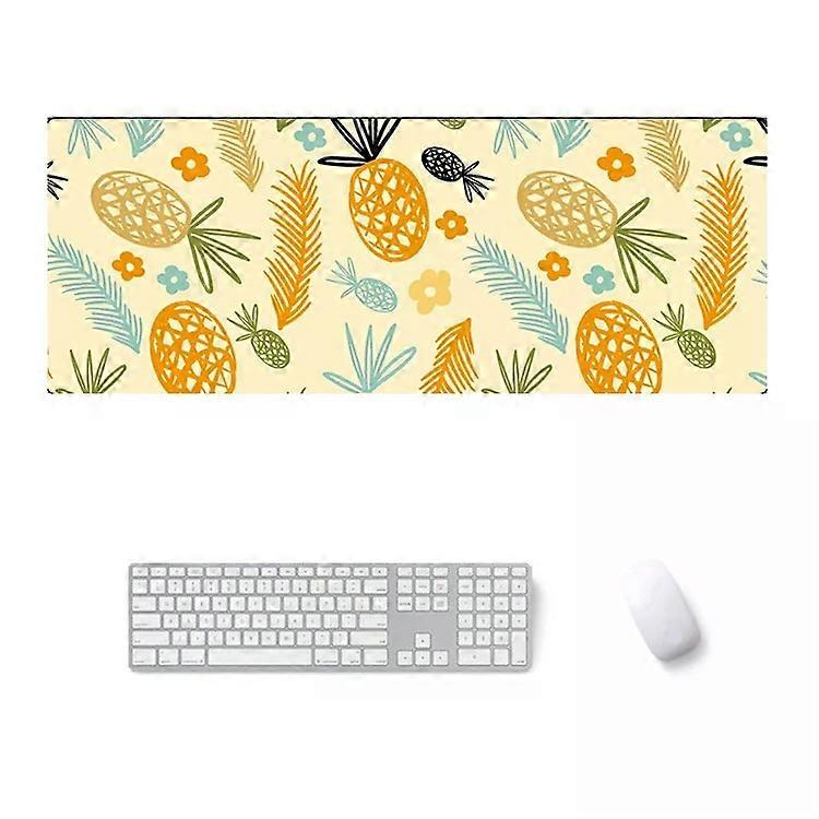 Rubber Mouse Pad-800x300x4mm,Creative Pineapple Design,3 Creative Pineapple