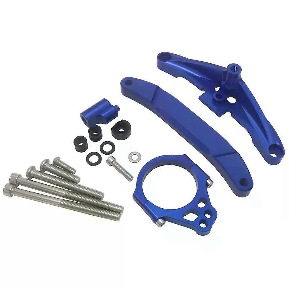 Motorcycle CNC Aluminum Steering Damper Bracket Set Stabilizer Linear Dampers Mounting Support For Yamaha FZ1 FAZER 2006 - 2015