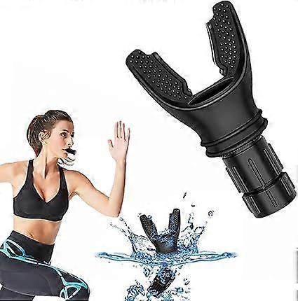 Breathing Trainer with Variable Settings, Removable for Easy Cleaning - Black