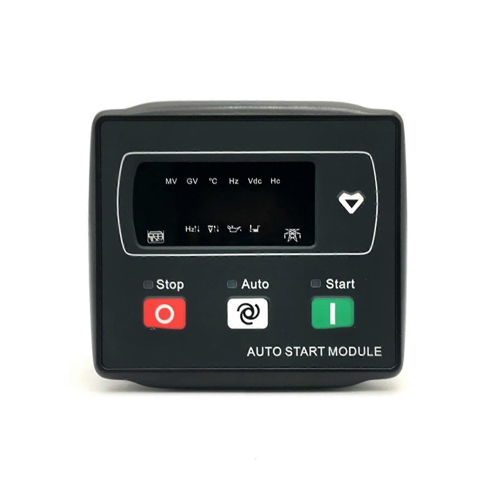 Generator Controller MGC120 Small Genset Controller with LED Display Auto Start Stop and ATS Switching for Gasoline Generators