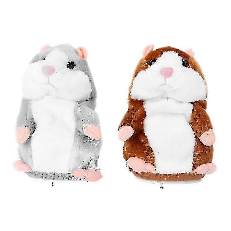 2pcs Talking Hamster