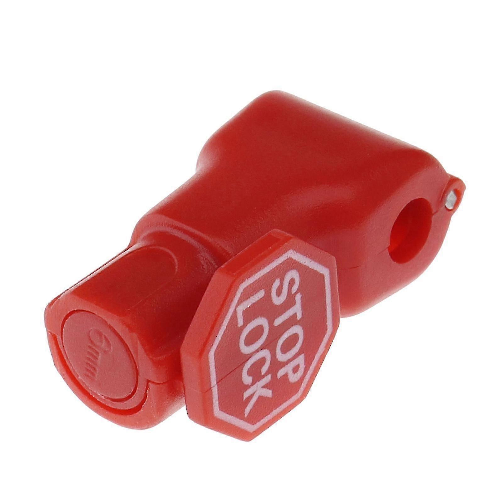 Retail Security Stop Lock Display Hook Anti-theft 6mm(red)(50pcs)