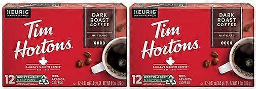 Tim Hortons Mörkrostat Kaffe K-Cup Kaffekapslar 2-pack