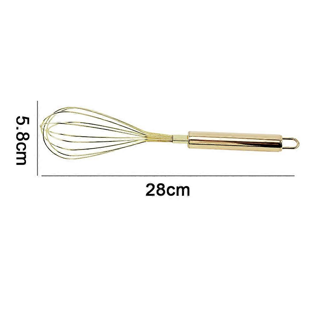 Stainless steel egg beater golden multi-functional egg beater creative and practical hand-held