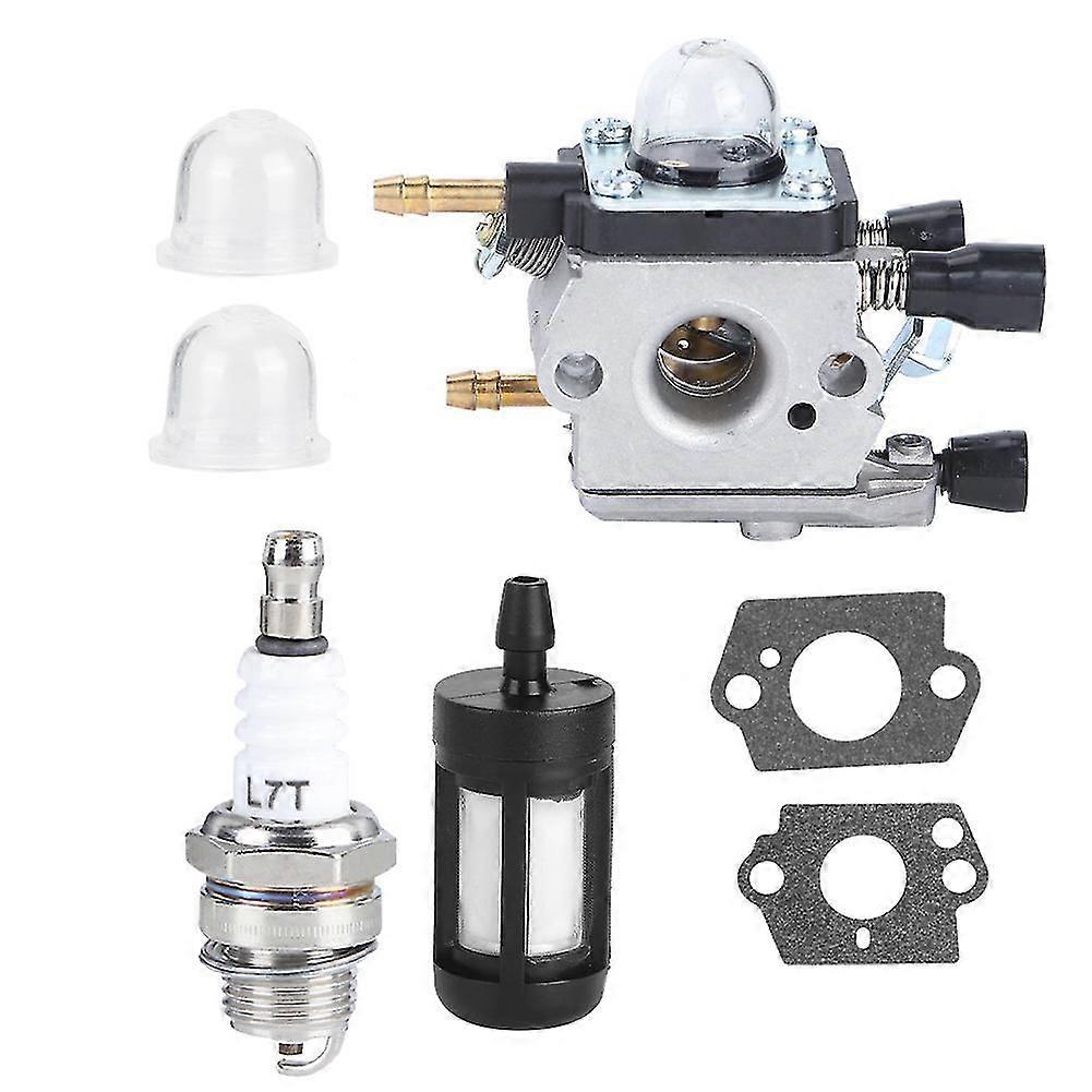 Sparking Plug Kit with Carburetor Gasket for STIHL BG65 BG85 SH55