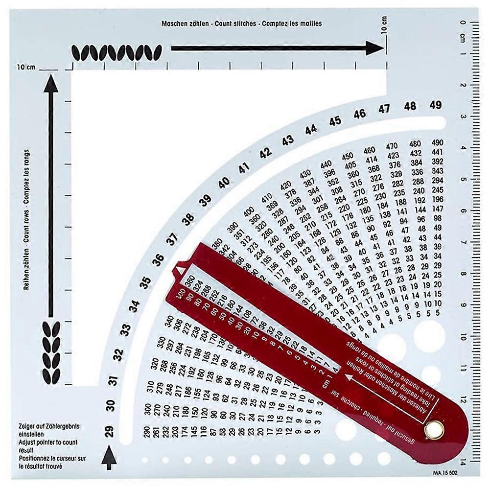 Knitting Gauge - Knitting Stitch Calculator, for Sweater Knitting