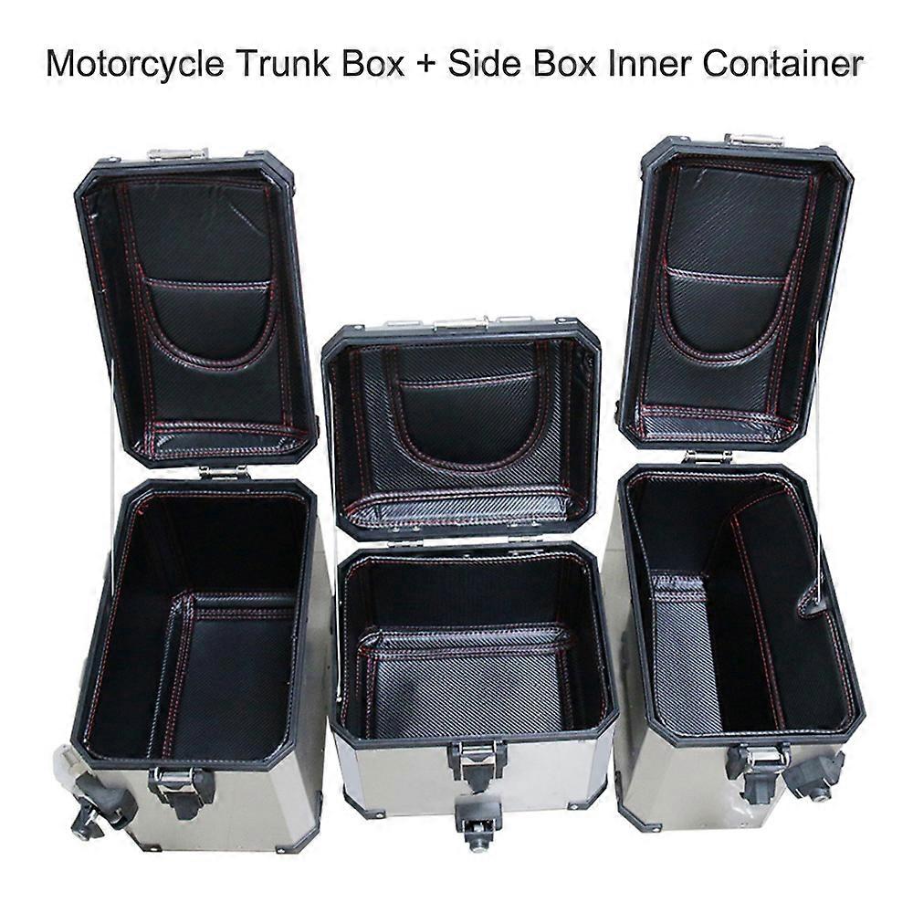 Motorcycle Trunk Box + Side Box Inner Container Trunk Side Saddlebag Top Cover Inner Bag Replacement for R1200GS R1250GS LC/ADV 2013-2019