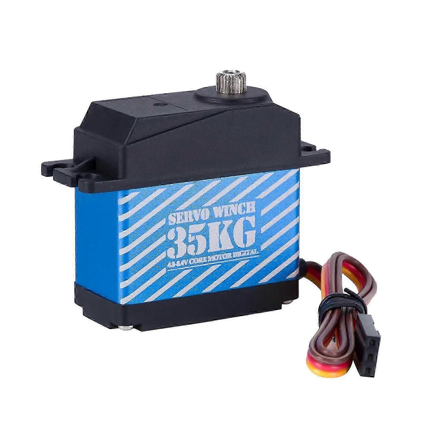 35kg Digital Servo, High Torque Gear Motor, High Speed Servo Gear Servo for 1/10 RC Car RC Boat Replacement