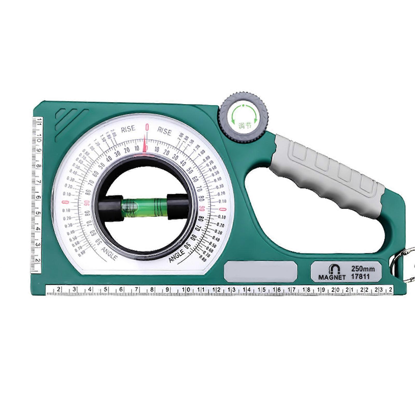 Inclinometer Multifunctional Bubble Level Angle Meter Clear Scale High Strength Portable Angle Gauge