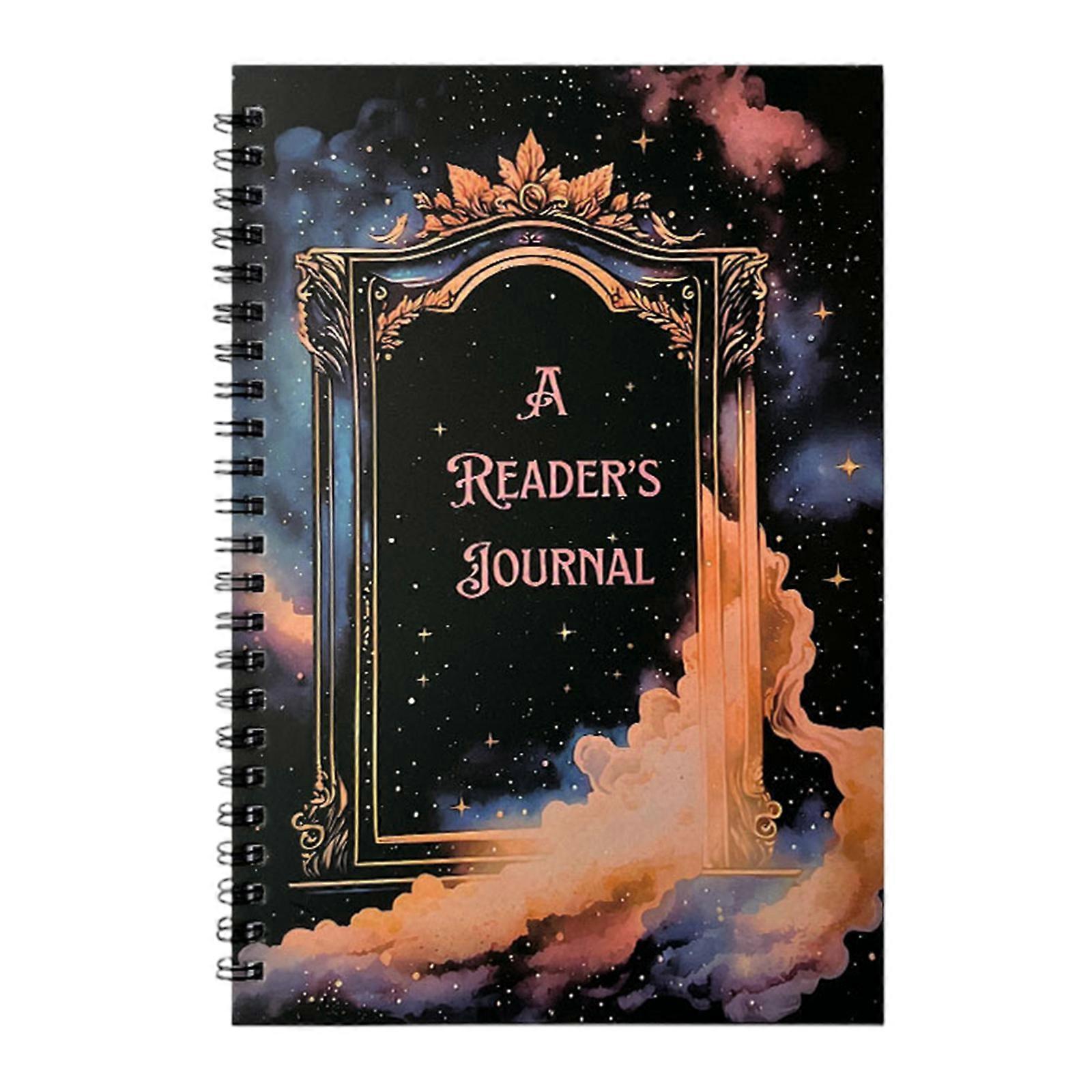Reading Journal with Monthly and Annual Statistics for Book Enthusiasts and Professional to Track Page and Books Read