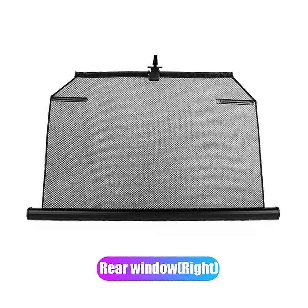 Car Window Shade Retractable Sunshade with Hook Sun Protection Front Rear Window Curtain Cover Universal Shade Suitable for Heat UV Glare