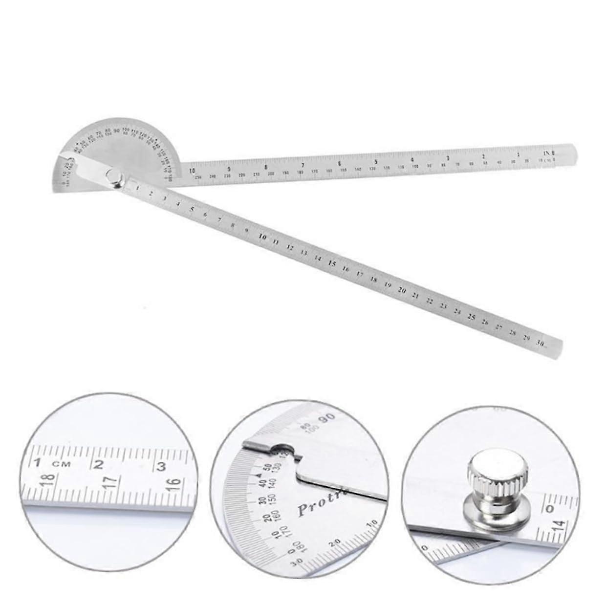 Protractor Ruler Double Arm Angle Finder for Engineering Carpentry and Architectural Design Ref: 1413
