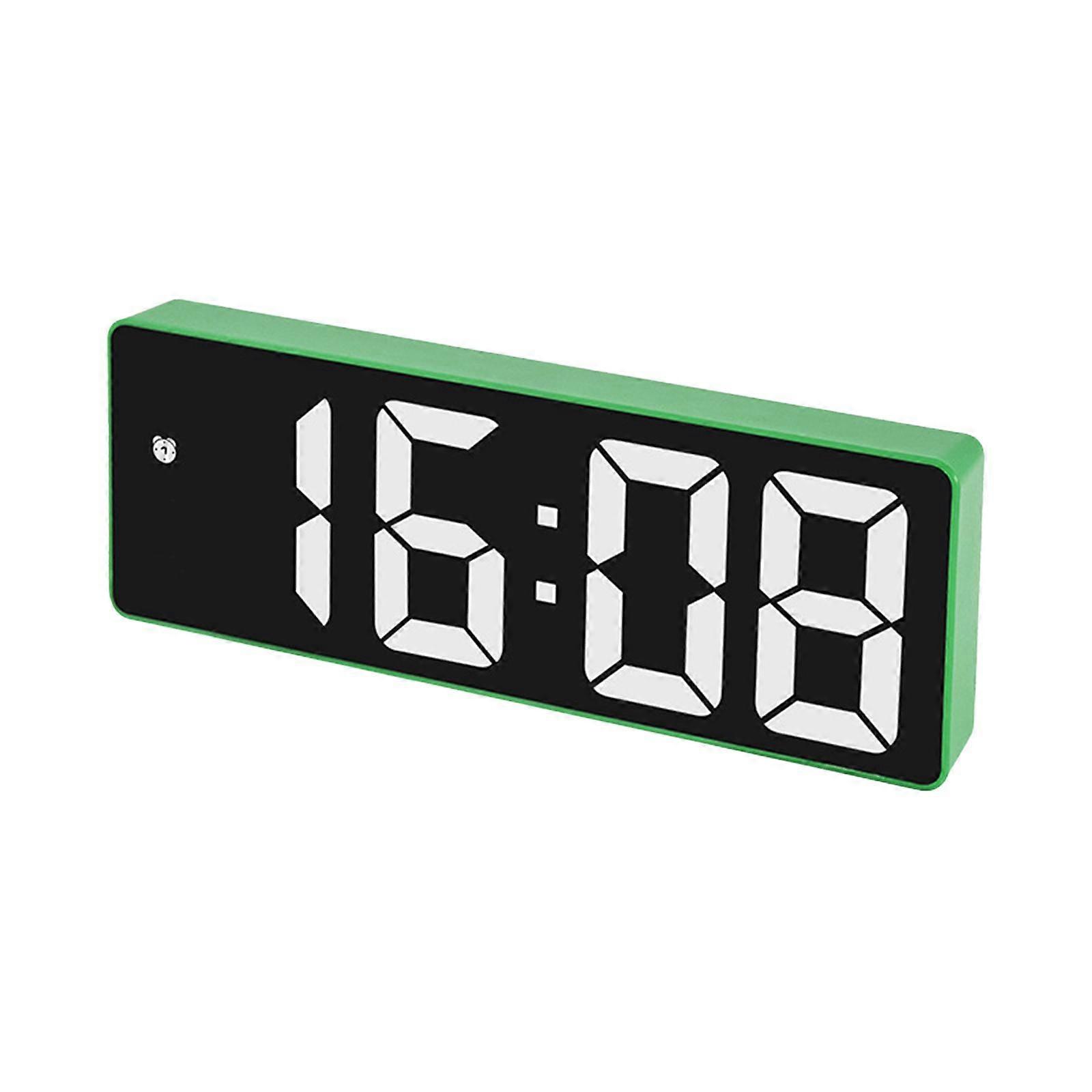 Digital Alarm Clock Adjustable Brightness Electronic LED Digital Clock Sound