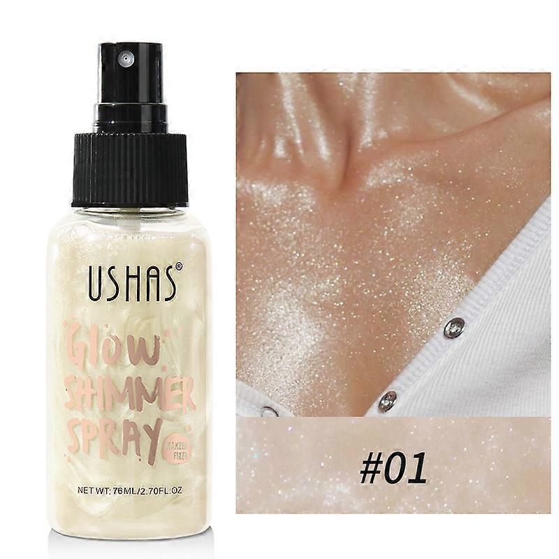 Liquid Highlighter Foundation with Shimmer, Waterproof & Oil-Proof, Natural Contouring, Universal Shade for Women
