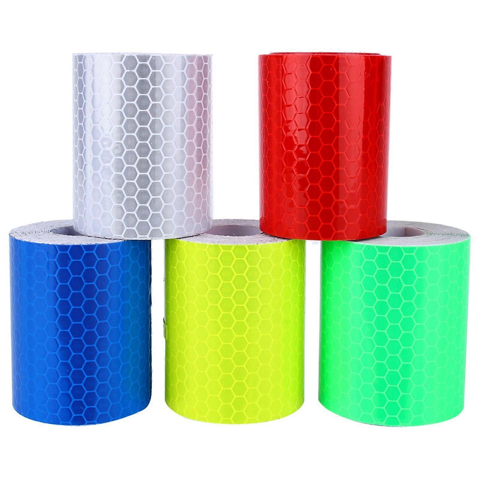 High quality Solid color grid reflective film reflective tape reflective warning tape 5cm