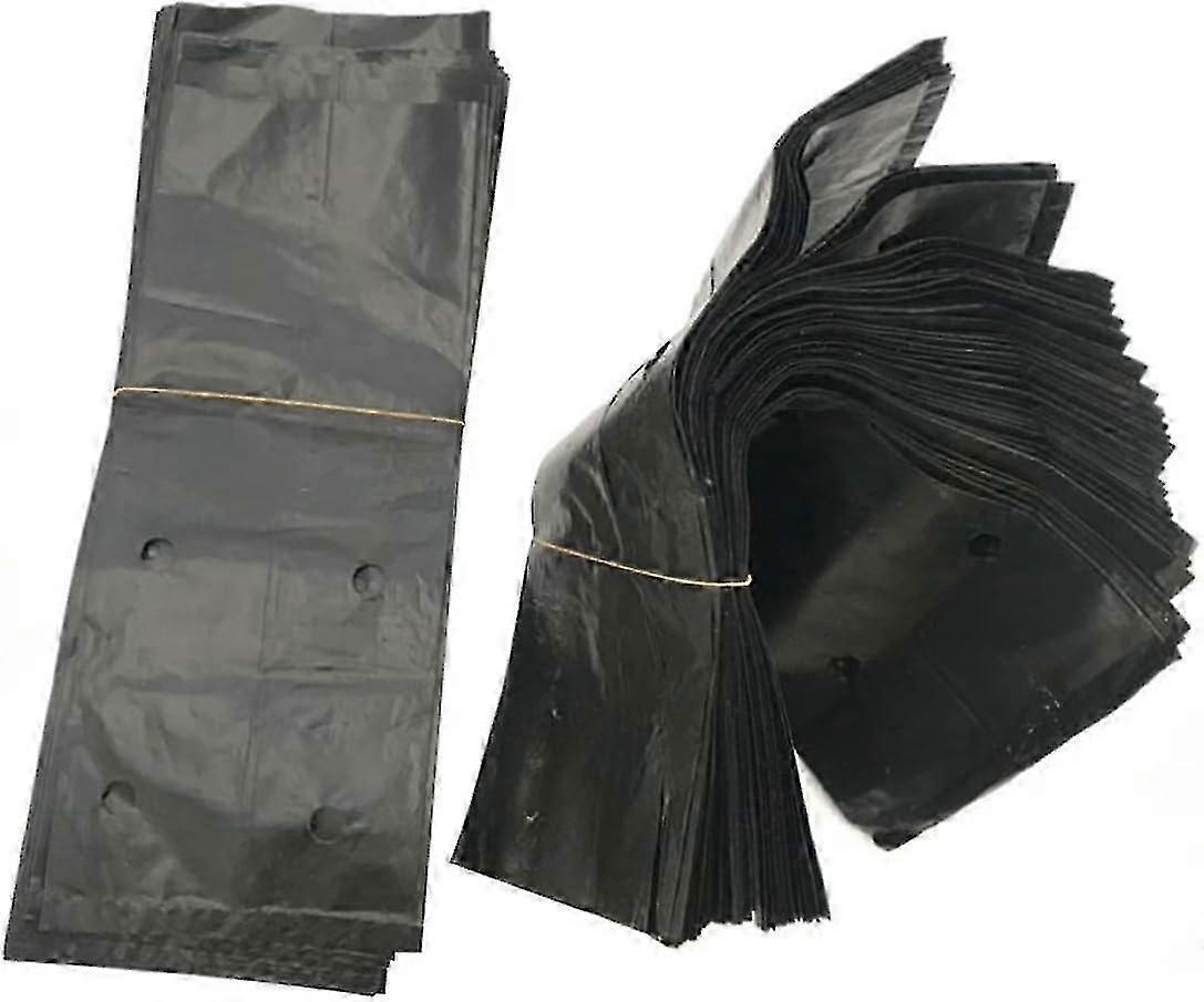 Fide Torbası, Plastik Fidanlık Torbaları, Fide Torbası Plastik Fidanlık Torbası Bitki Yetiştirme Çantası 200 adet - Ya