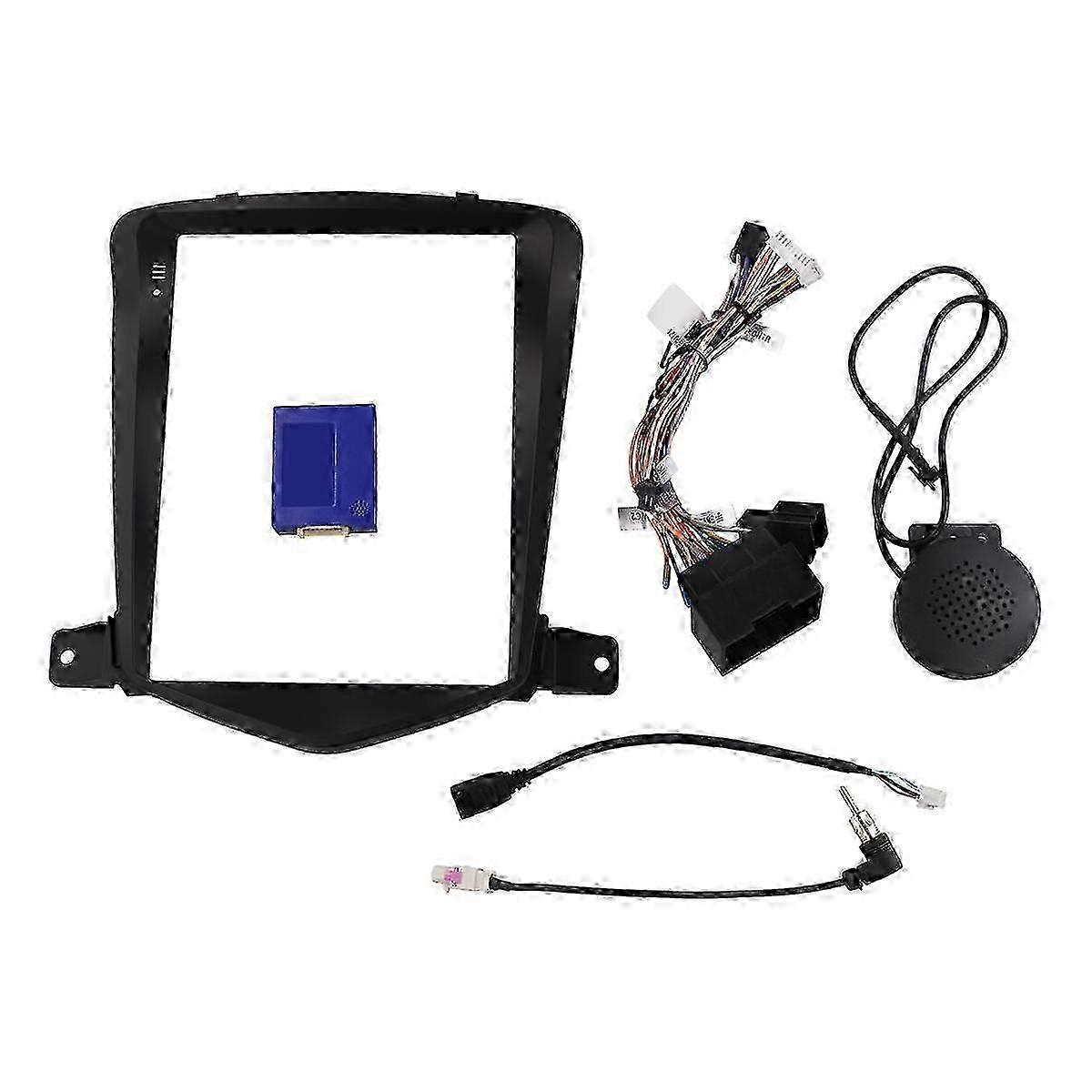 Car Multimedia Panel Frame For J300 2009 - 2014 For 9 Inch Android Stereo Panel Harness
