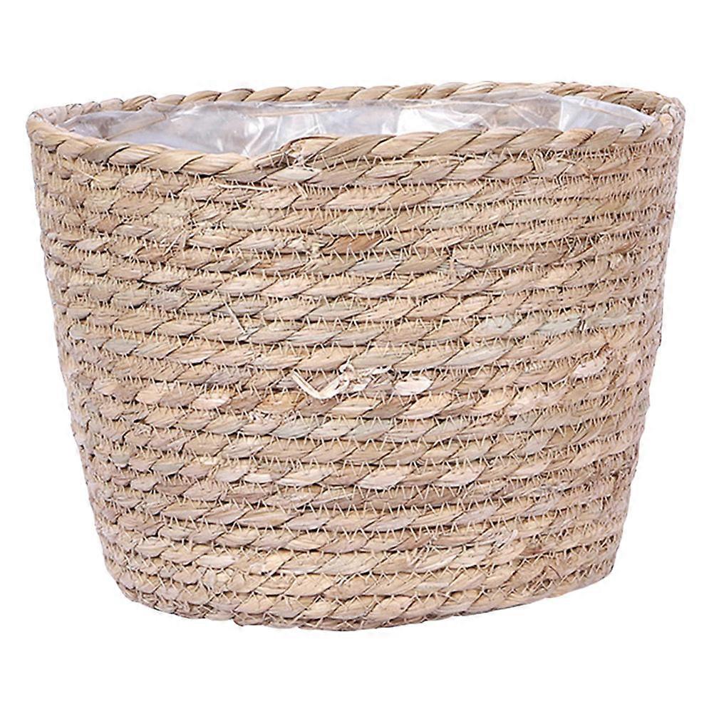 Planter, Elegant Wicker Design, Versatile Decor Option