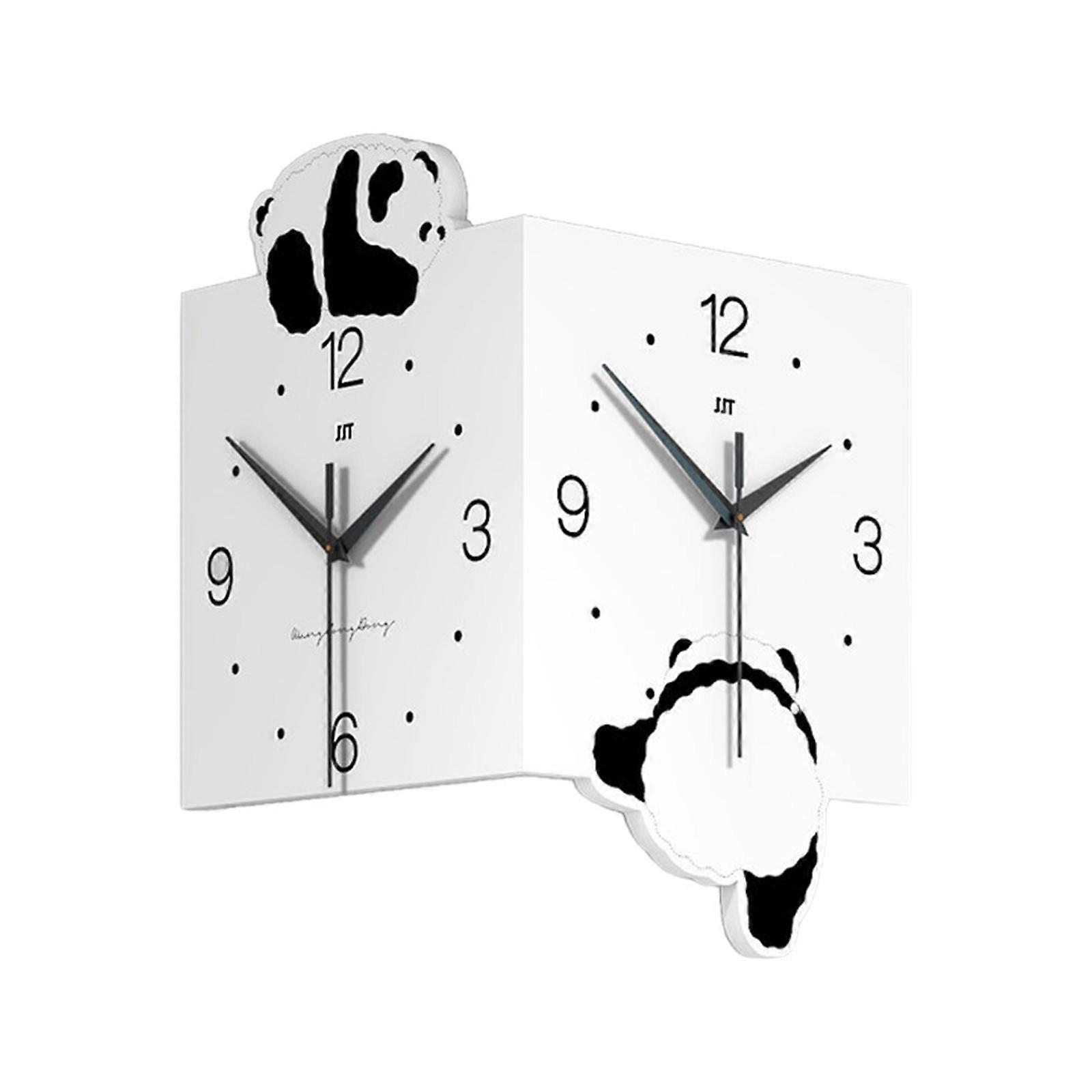 Wall Clock Versatile Multipurpose Non Ticking for Bedroom