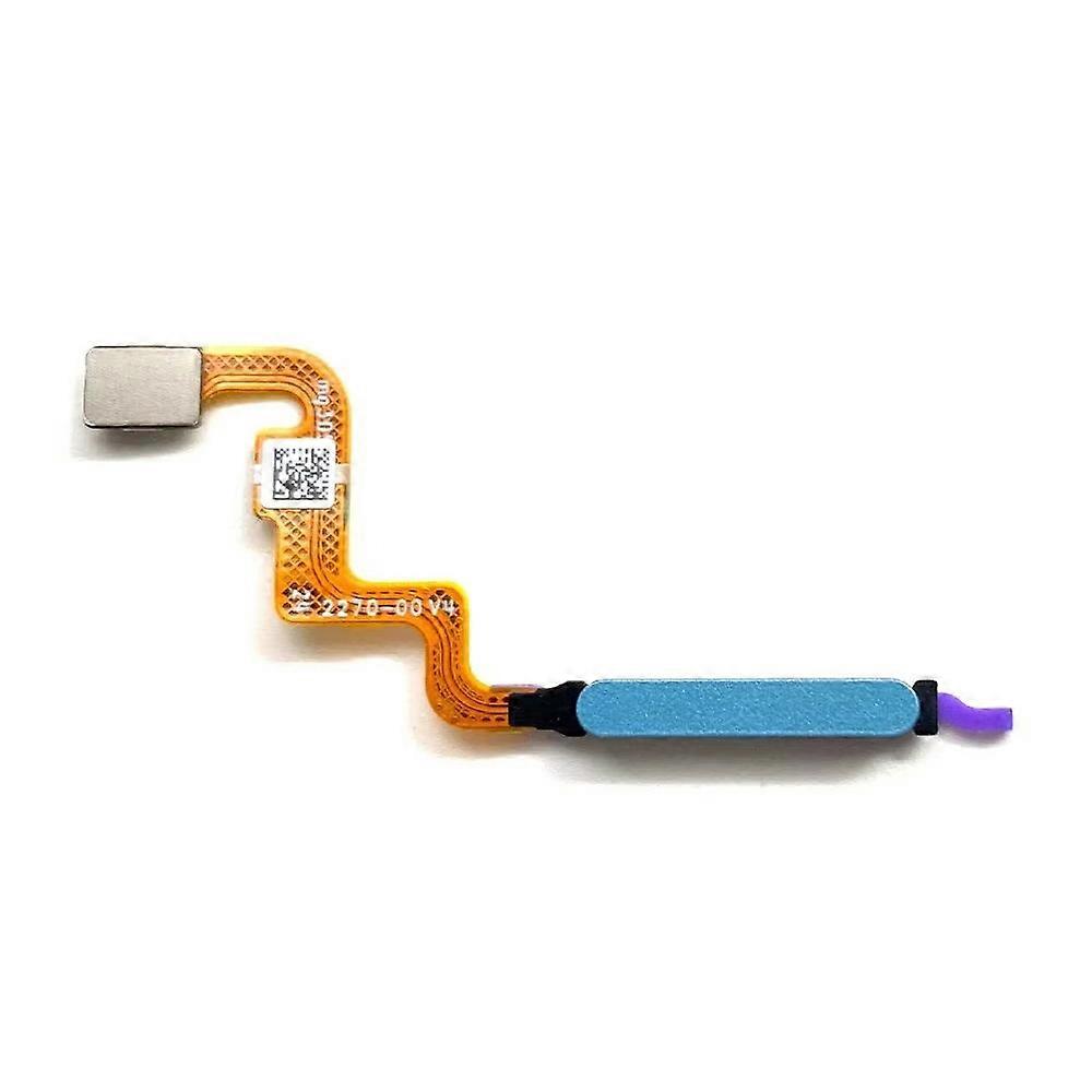 For Xiaomi Redmi Note 12 4G OEM Home Key Fingerprint Button Flex Cable Part (Without Logo)Blue