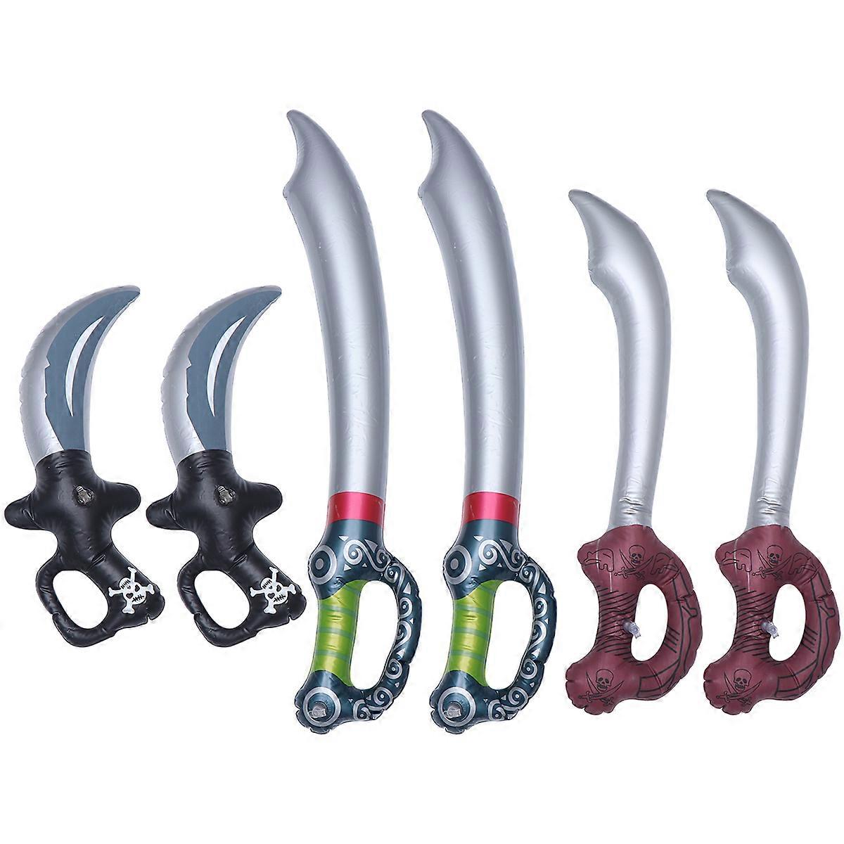 Safe Kids Pirate Sword, Inflatable Design for Festive and Playful Use