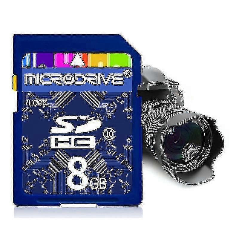 8GB High Speed Class 10 SD Memory Card Compatible with All Devices Featuring SD Card Slot