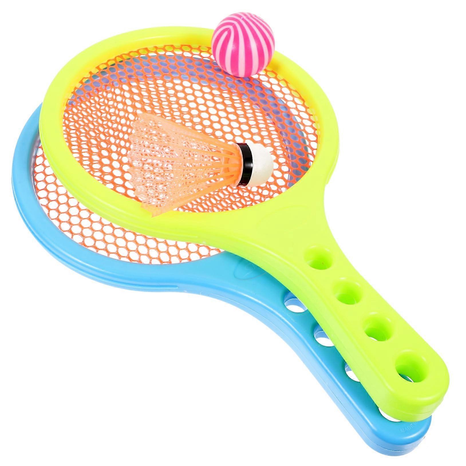 Badminton Toy Set Indoor Outdoor For One Player Starter Pack Promotes Movement And Fun