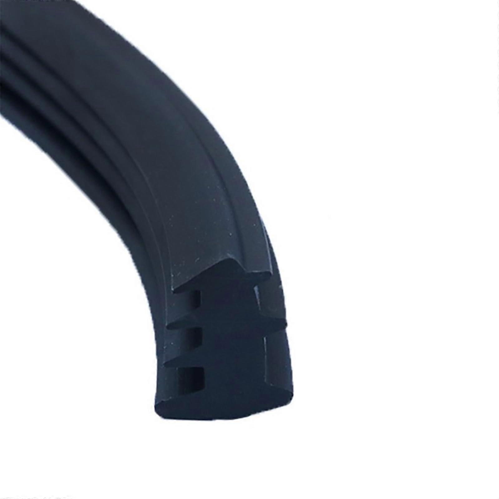 Insulation Strip Door And Window Seals Aluminium Alloy Windproof 1 To 5 Meters Noise Absorber T-Type Card Slots Fixed Glass Gap