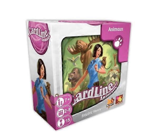 Monolith Board Games | Cardline Animals 2 | Card Game | Ages 7+ | 2-8 Players | 15 Minutes Playing Time