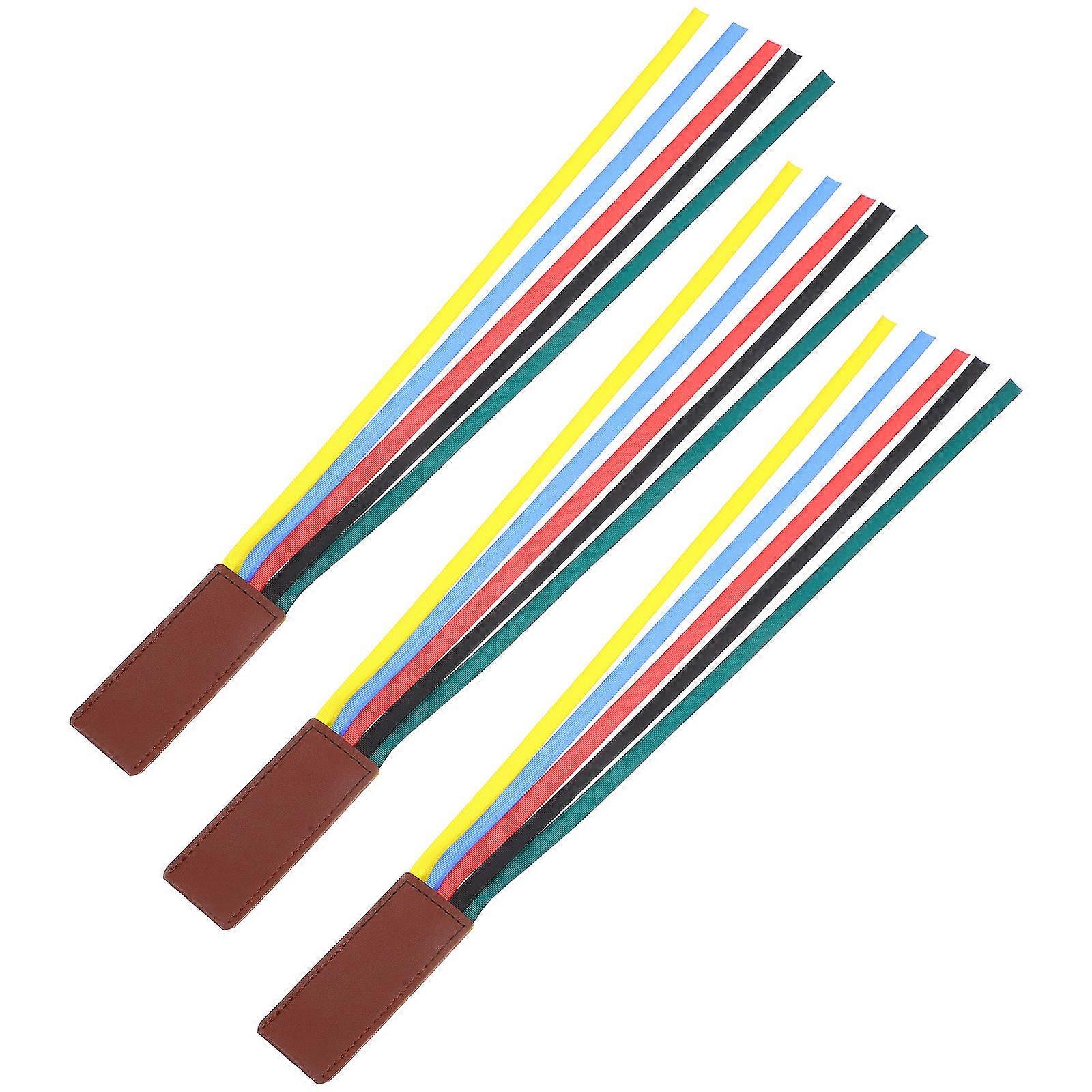 3pcs Decorative Ribbon Bookmarks for Students – Lightweight Page Holders for Reading Lovers and Teachers