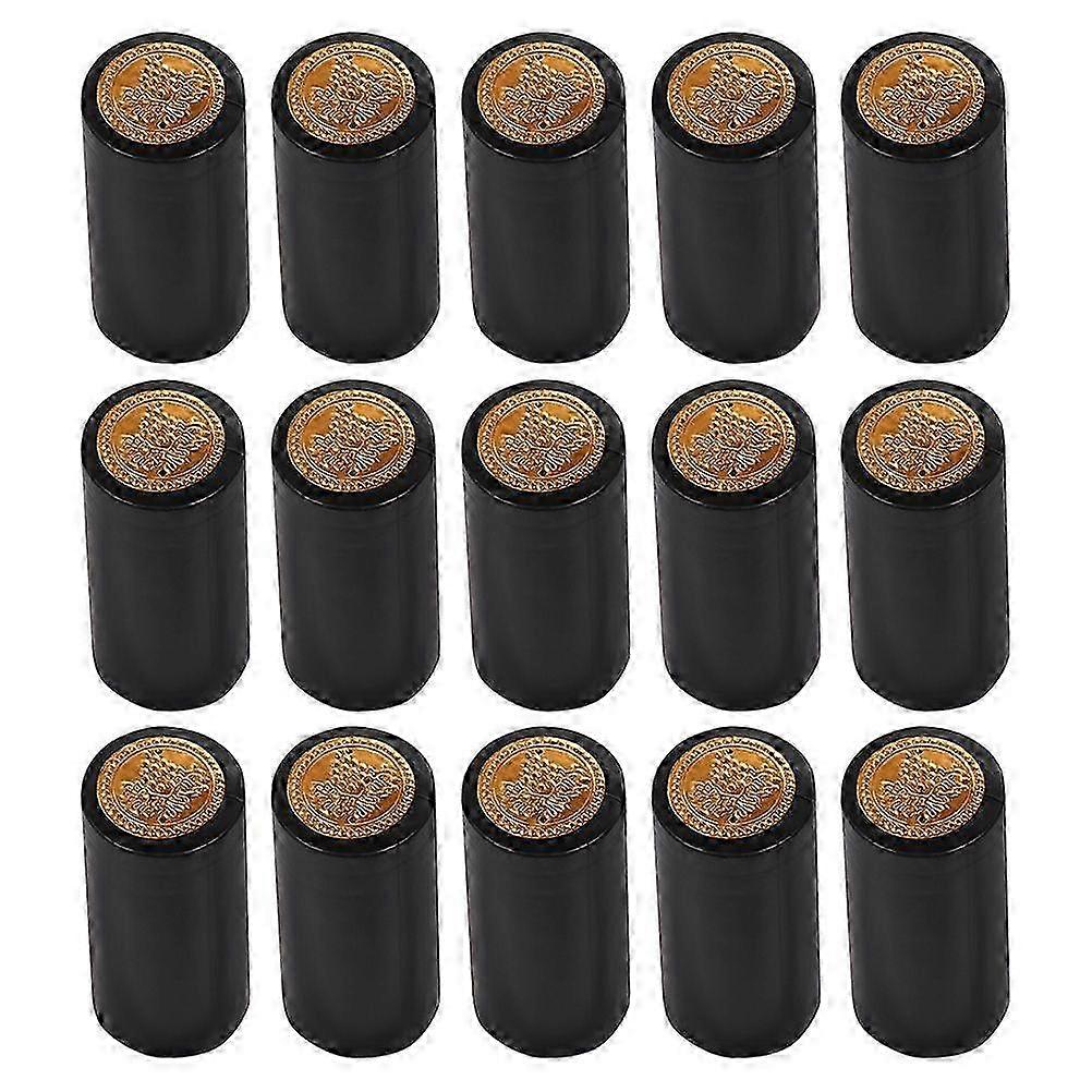 50st krymplock för vinflaskor, krympplast för hemkällare