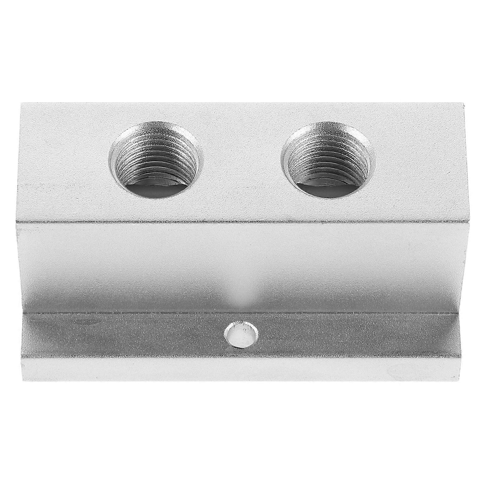 Flow Distributor T-Type Gas Flow Distributor For Engineering Wiring Pipe Branch Compact Design Aluminium Alloy 6.50X3.70X3.00CM Easy Installation 1Set