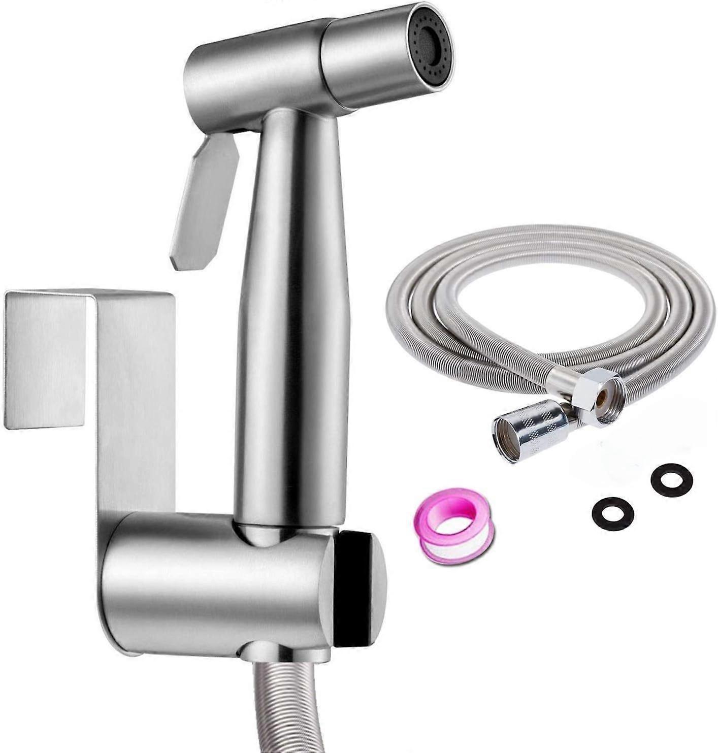 Toilet Bidet Sprayer Kit with 1.5m Hose and Hook, Easy Installation