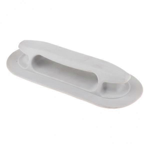 2xPVC Grab Handle for Inflatable Boat Rubber Dinghy Kayak Canoe Style 1 White